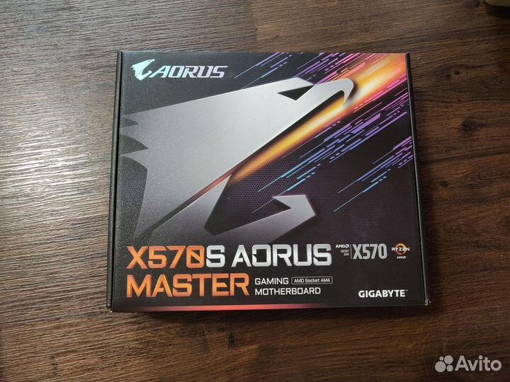 X570S aorus master AM4 Материнская плата