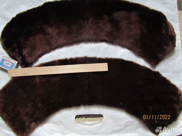 Воротники новые меховые,шкурки нутрии