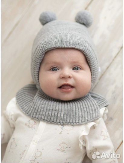 Шапка шлем детская