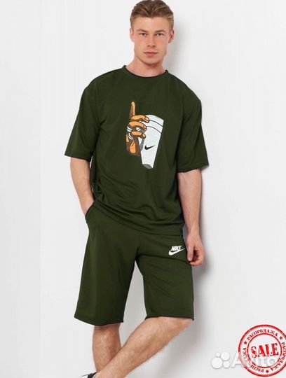 Спортивный костюм nike (футболка+шорты)