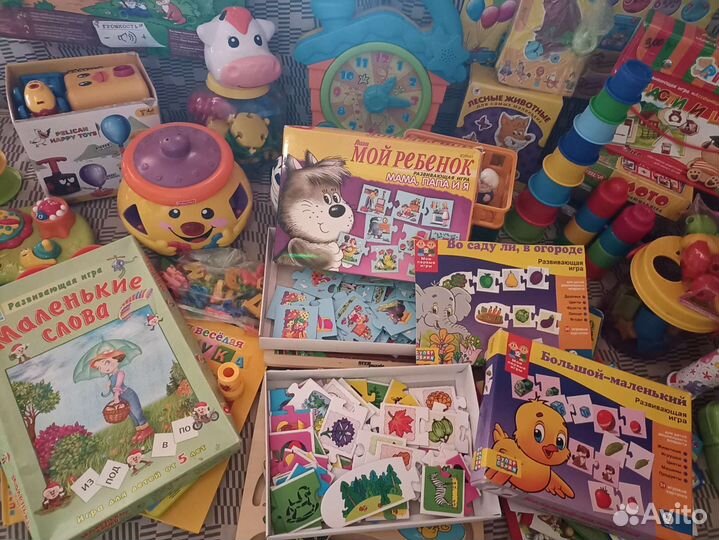 2 пакета игрушек с1-5лет