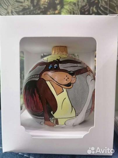 Елочные игрушки. Шар, стекло