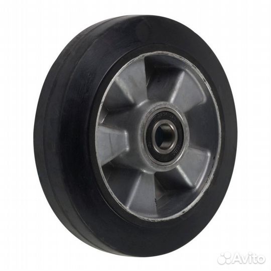 Колесо резиновое 160х50 мм с подшипником для тележ