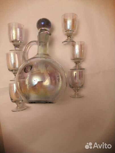 Графин с 6 рюмками новый