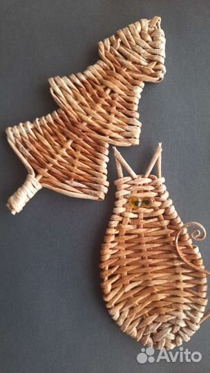 Набор новогодних украшений (ручная работа)