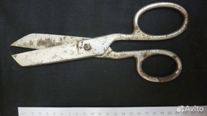 Ножницы стальные, длина 23 см, СССР