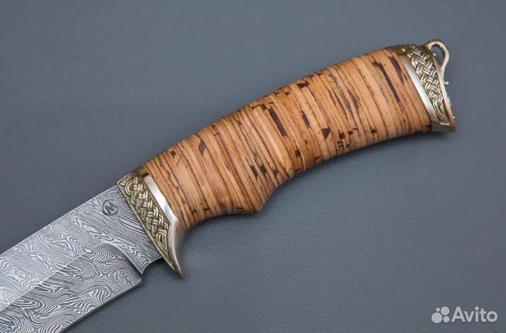 Нож Семин Близнец Дамасская сталь