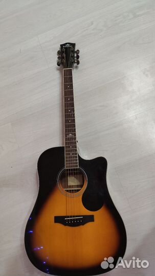 Акустическая гитара kepma с чехлом
