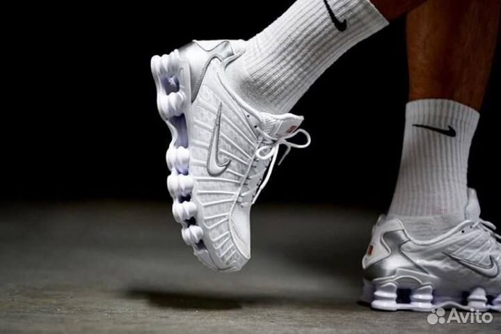 Белые nike shox TL 36-45