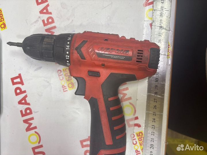Аккумуляторная дрель-шуруповерт Парма дша-02-1312