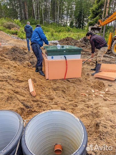 Септики в СПБ. Монтаж под ключ