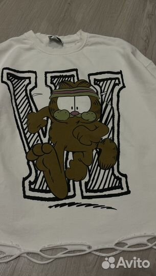 Кофта оверсайз белая