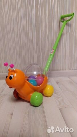 Улитка, каталка для детей при ходьбе