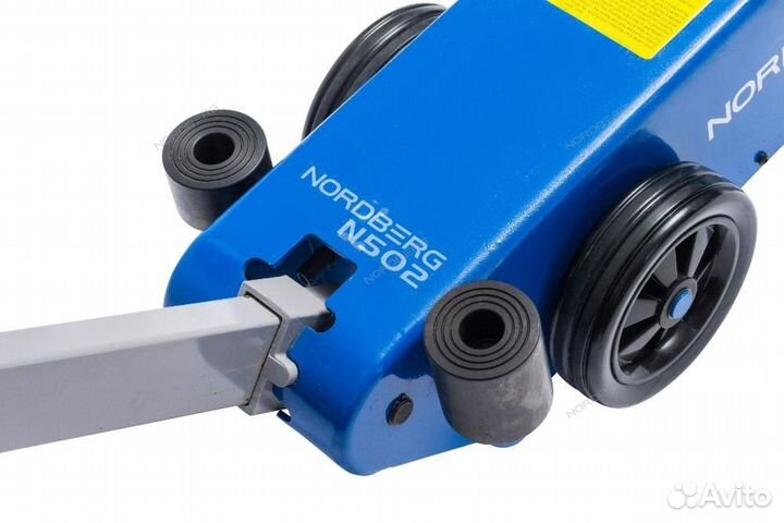 Домкрат подкатной пневмогидравлический, г/п 50т