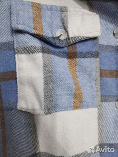 Рубашка в клетку женская