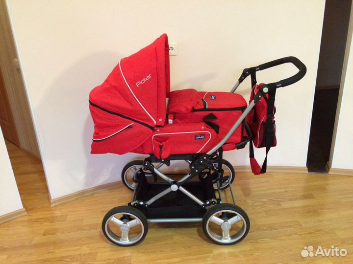 Коляска chicco polar red