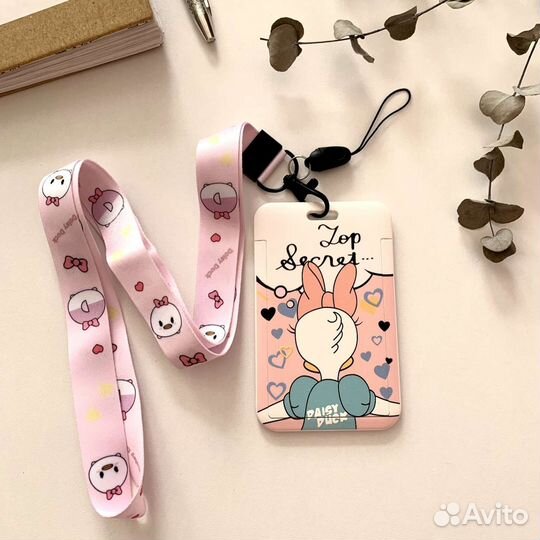 Держатель для пропуска/карты/бейдж