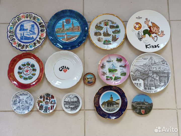 Тарелки декоративные бу