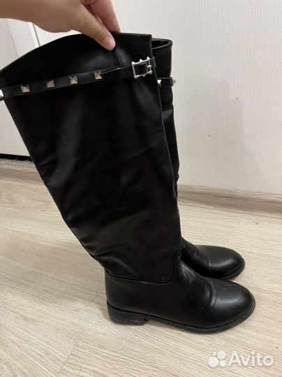 Осенние женские сапоги 37,5-38 размер