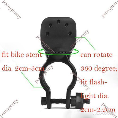 Держатель фонарика на руле велосипеда