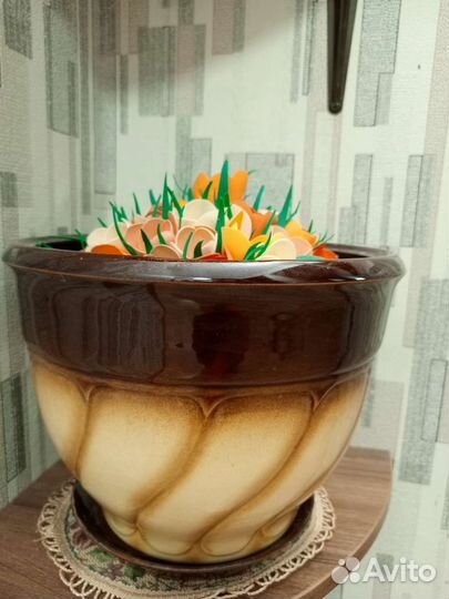 Напольные керамические вазы