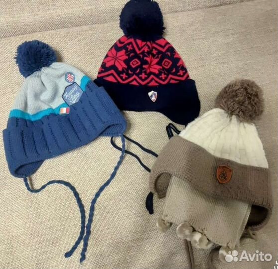 Шапки детские и кепка на мальчика