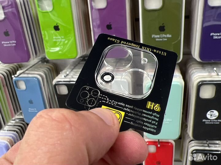 Защитные стекла камер iPhone (все модели)