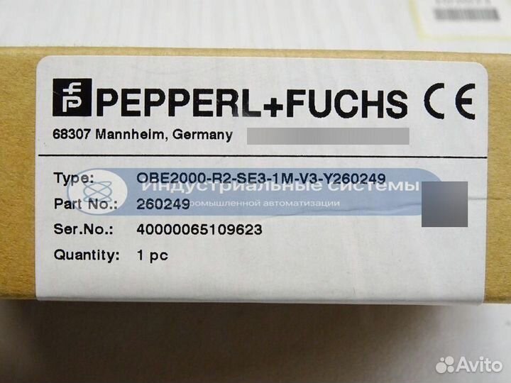 Световой барьер Pepperl Fuchs 260249