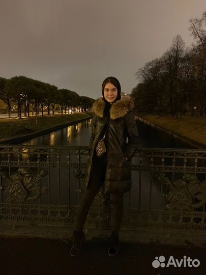 Кожаное пальто