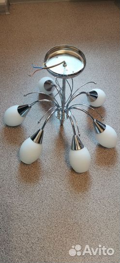 Люстра потолочная подвесная бу