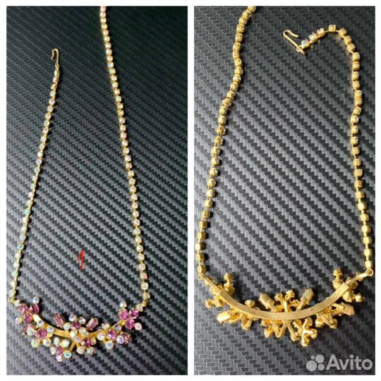 Украшения винтаж комплект колье серьги