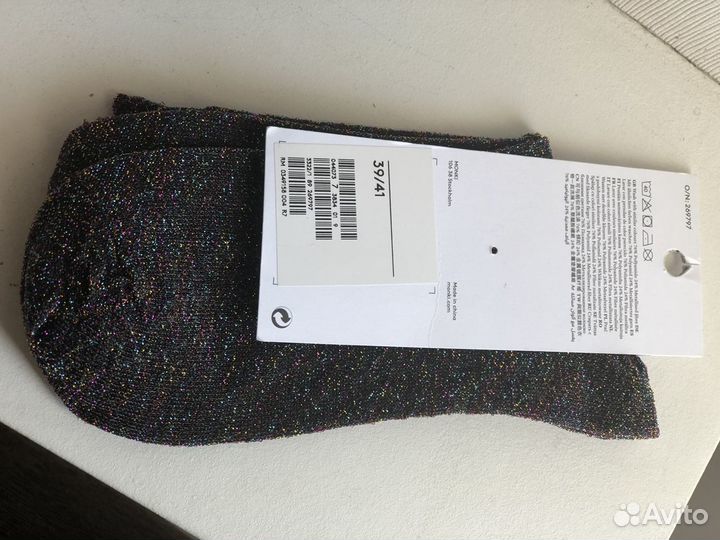 Носки с люрексом