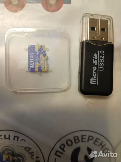 Карта памяти на 32 гб micro sd флешка новая