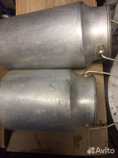 Набор. Две кастрбли чайник и бидон. Совеского каче