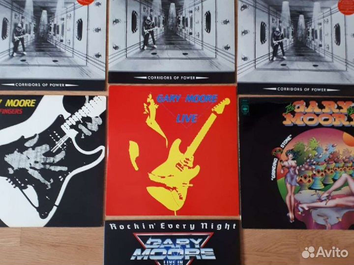 Винил. gary moore. USA.Japan press