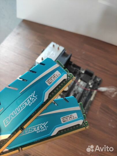 Комплект мать проц память