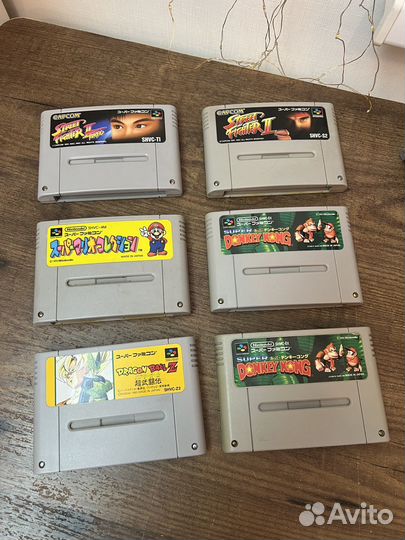 Картриджы для Super Famicom