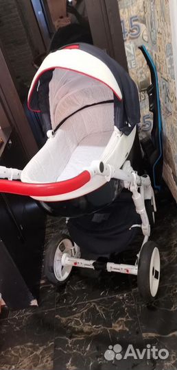 Коляска 2 в 1 adamex monte carbon