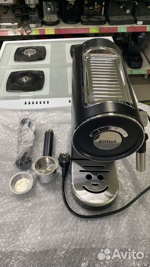 Кофеварка рожкового типа KitFort кт-783-2