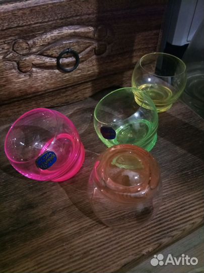 Рюмки неваляшки bohemia crazy 60 ml*4