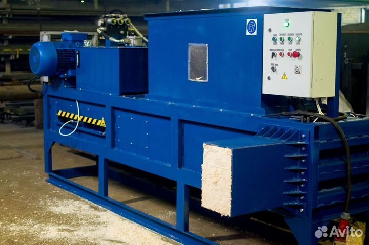 Пресс для упаковки опилок, стружки