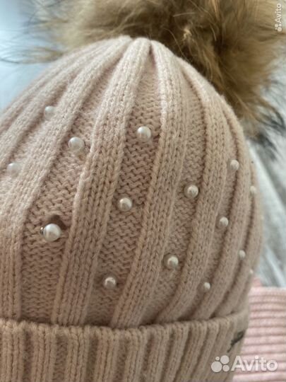 Шапка зимняя для девочки 50 52