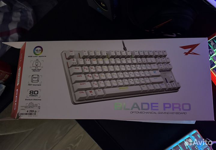 Клавиатура Zet gaming blade pro и logitech g 102