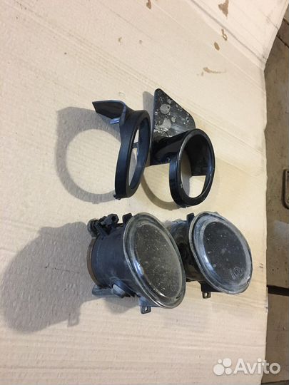 Противотуманки BMW 5 e39 м-бампера с рамками