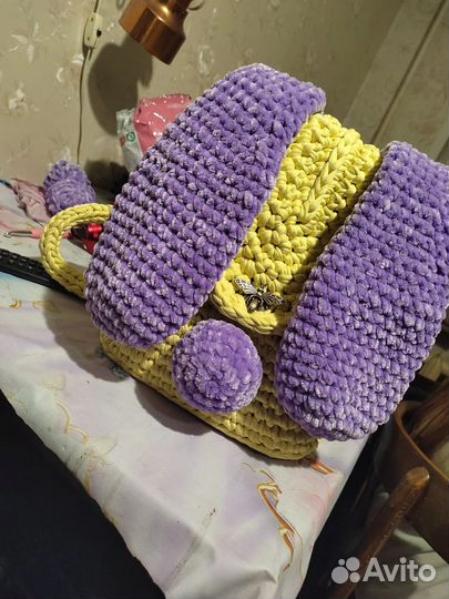 Вяжу на заказ сумки и рюкзаки