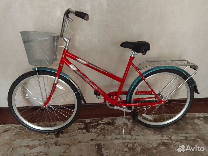 Велосипед взрослый женский с корзиной