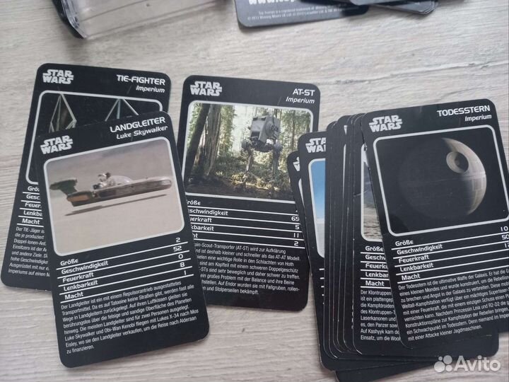 Карточки Star wars Звёздные войны на немецком