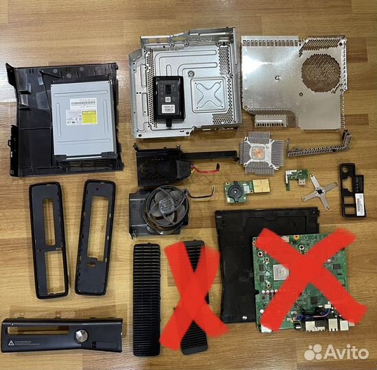 Запчасти xbox 360 slim