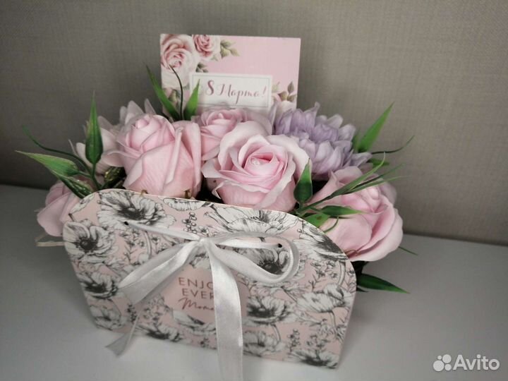 Букеты из мыльных лепестков