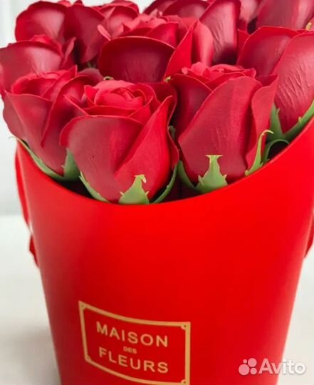 Букет из мыльных роз